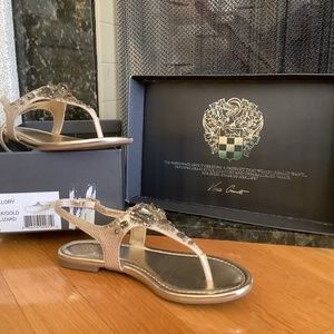 COPY - Vince Camuto size 6.5 gold embellished sandals